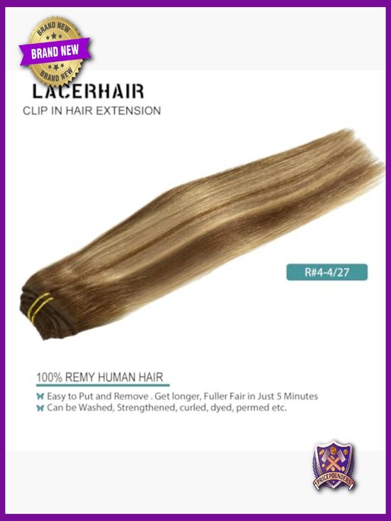 7pcs 140g Clip In Remy Human Hair Extensions Straight 20 Inch main image 6